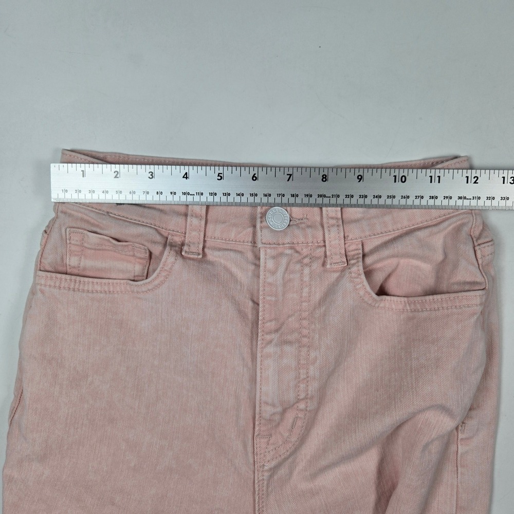 Current Elliott Tapered Jeans Womens 23 Barrel Pink High Rise Denim Pante - Picture 7 of 9
